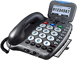 GEEMARC Amplifed up to 52dB with SPEAKERPHONE & Big Buttons & large CID Screen